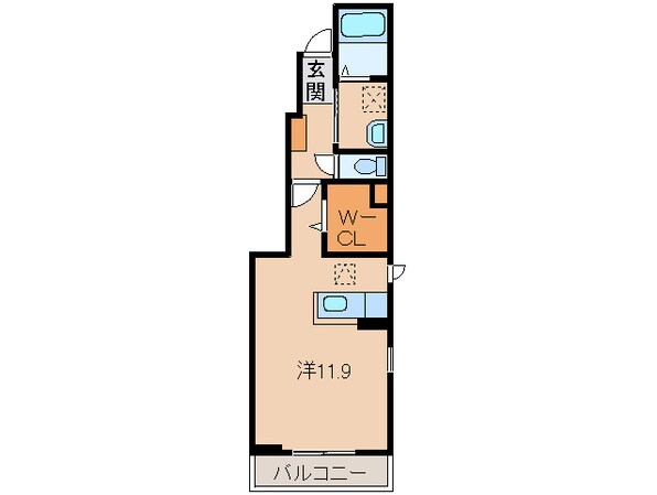 紀ノ川駅 徒歩14分 1階の物件間取画像